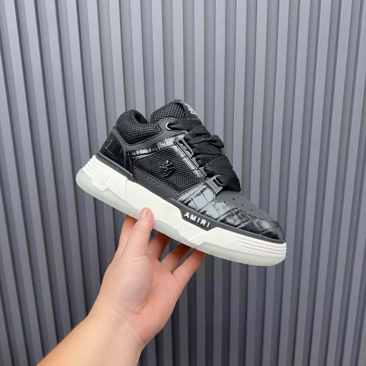 Amiri Croc Debossed Ma-1 - DopestKickz