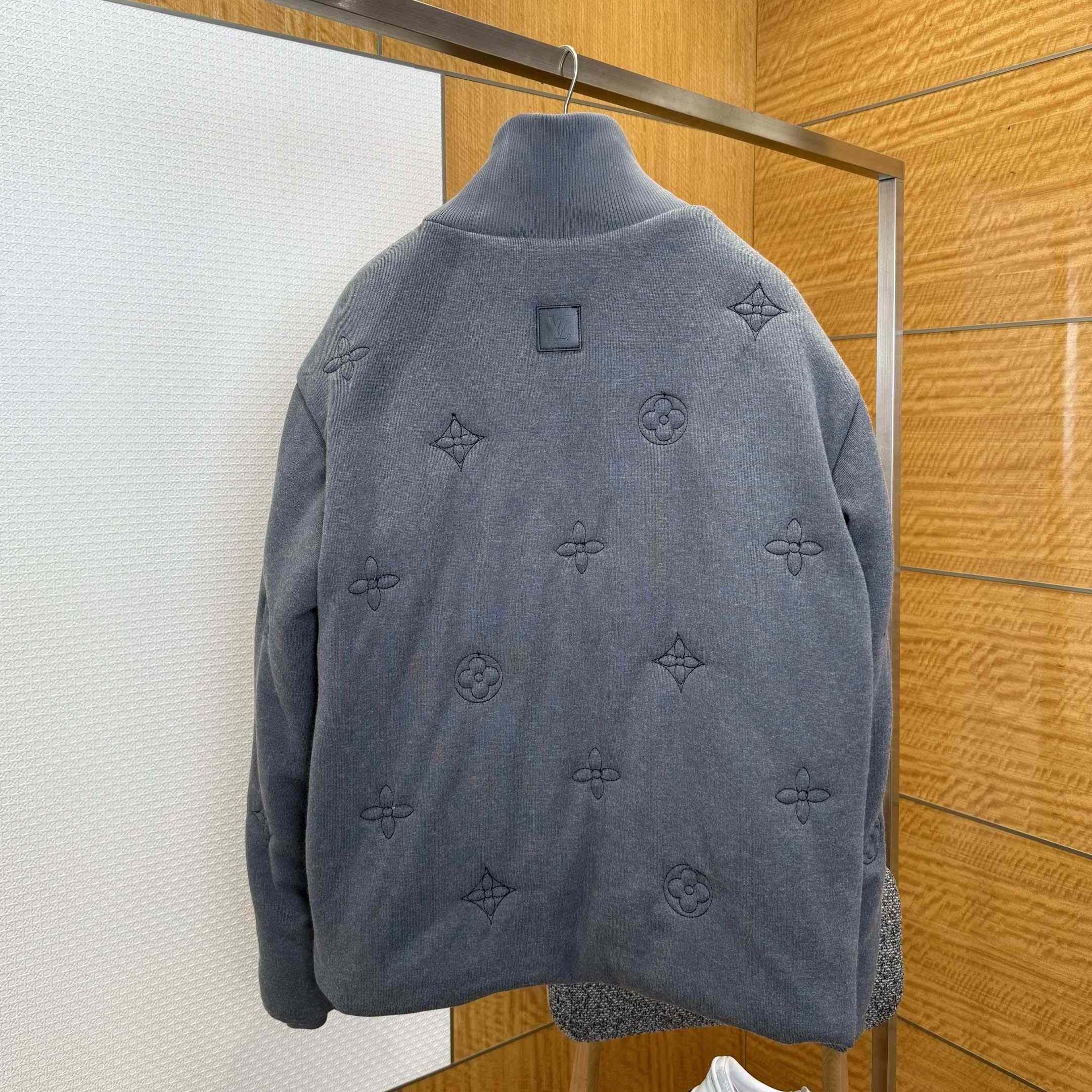 Louis Vuitton Elegant Monogram Knitted Down Blouson  1AJBWO - DopestKickz