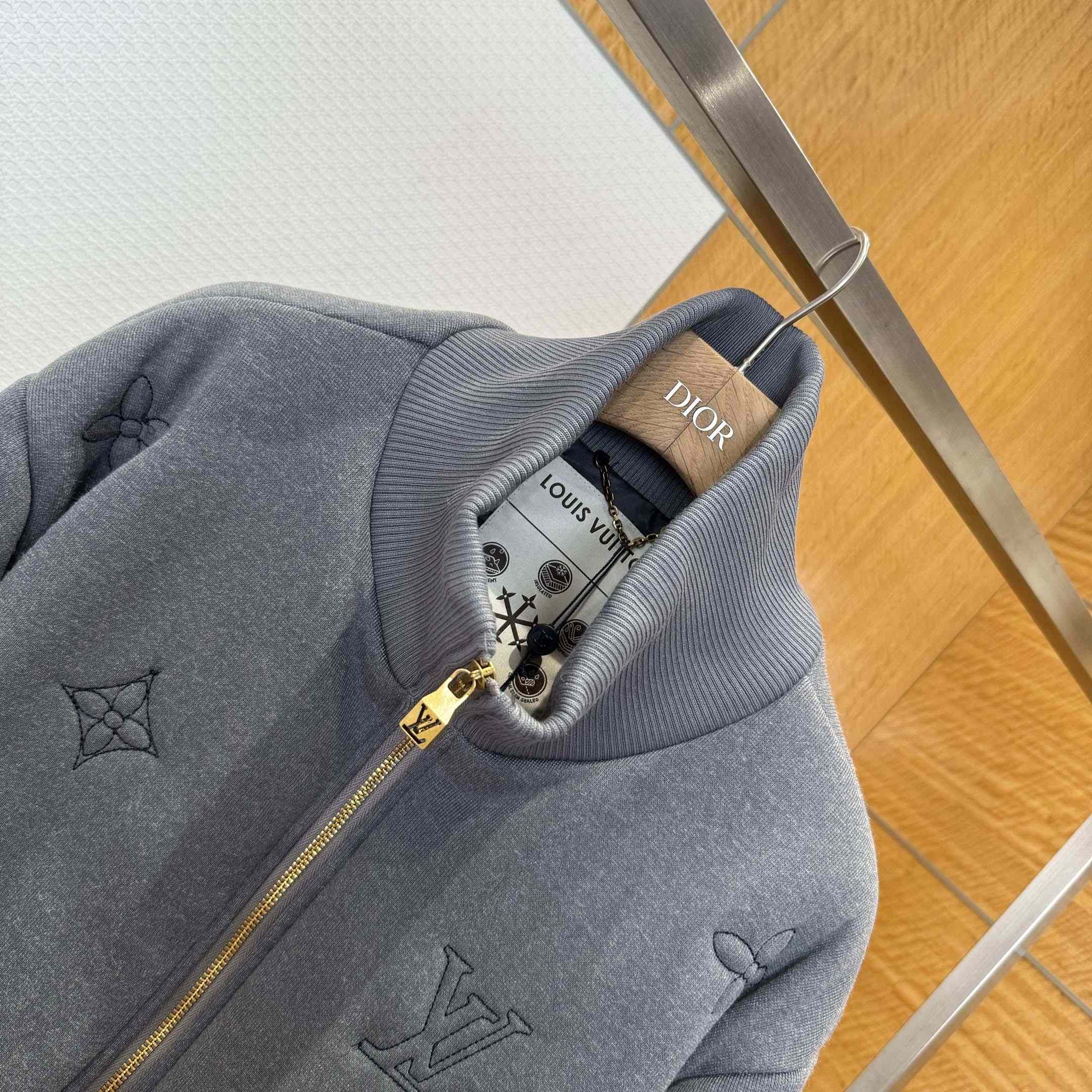 Louis Vuitton Elegant Monogram Knitted Down Blouson  1AJBWO - DopestKickz