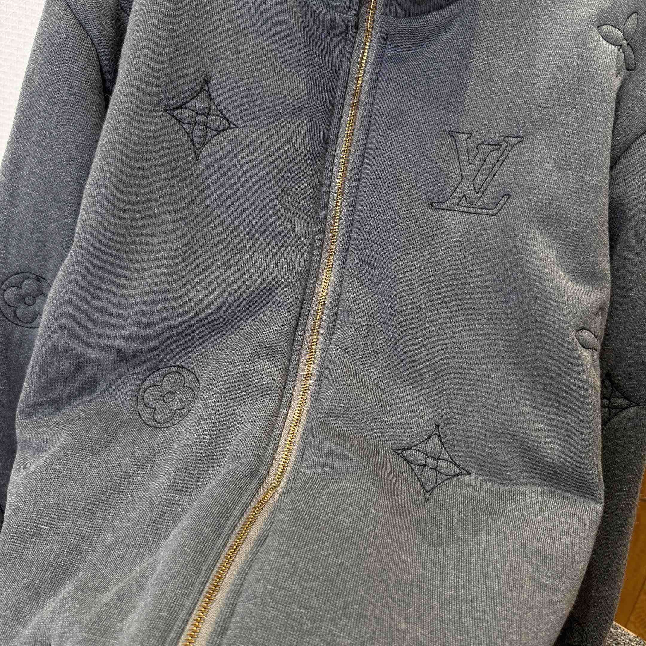 Louis Vuitton Elegant Monogram Knitted Down Blouson  1AJBWO - DopestKickz