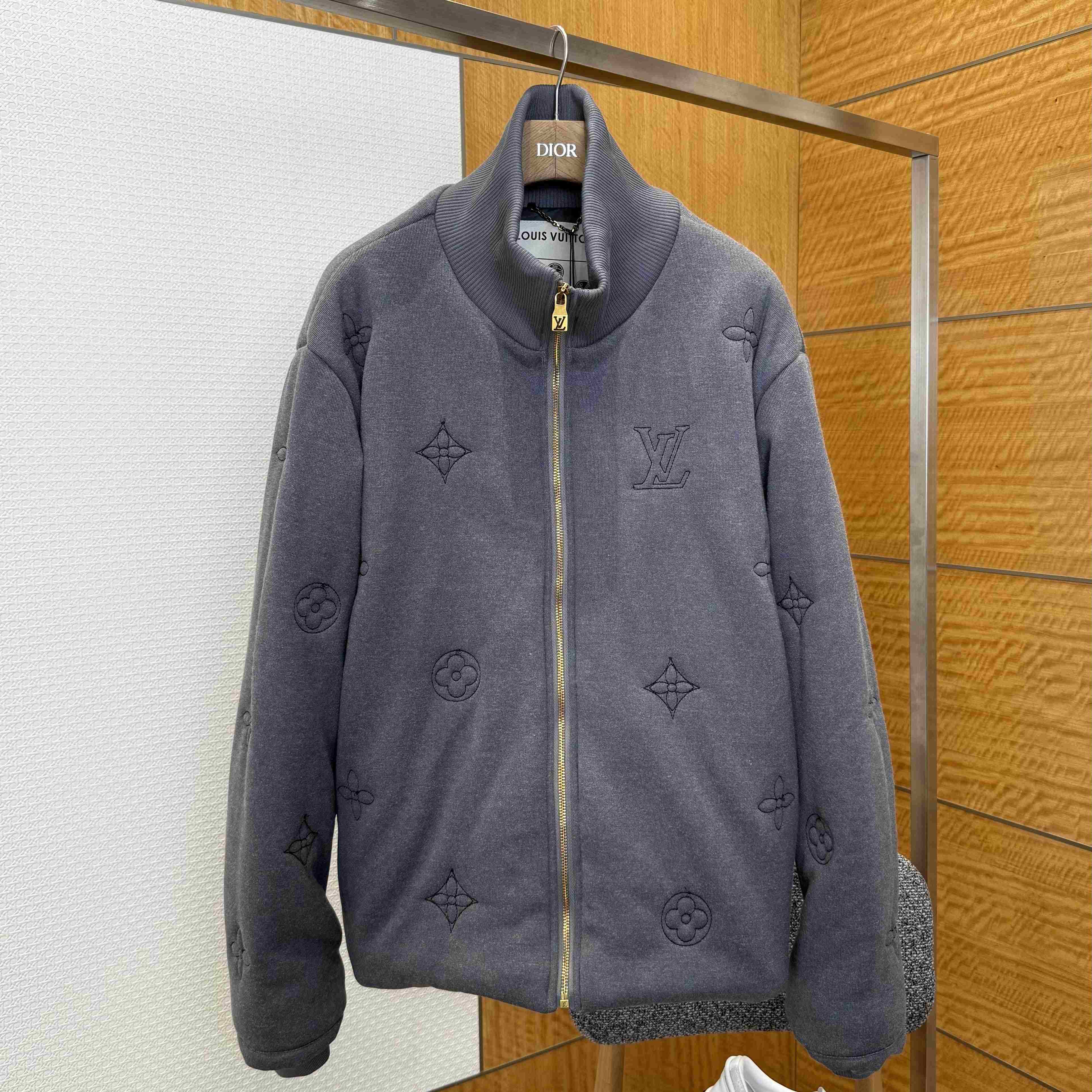 Louis Vuitton Elegant Monogram Knitted Down Blouson  1AJBWO - DopestKickz