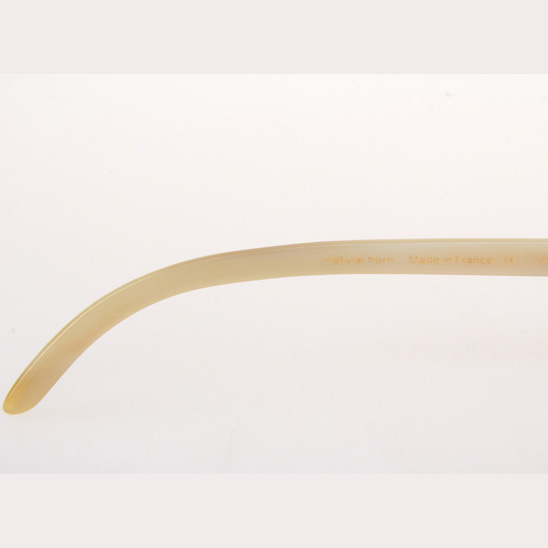 Cartier CT_3524012 White Buffalo Sunglasses In Gold Grey - DopestKickz