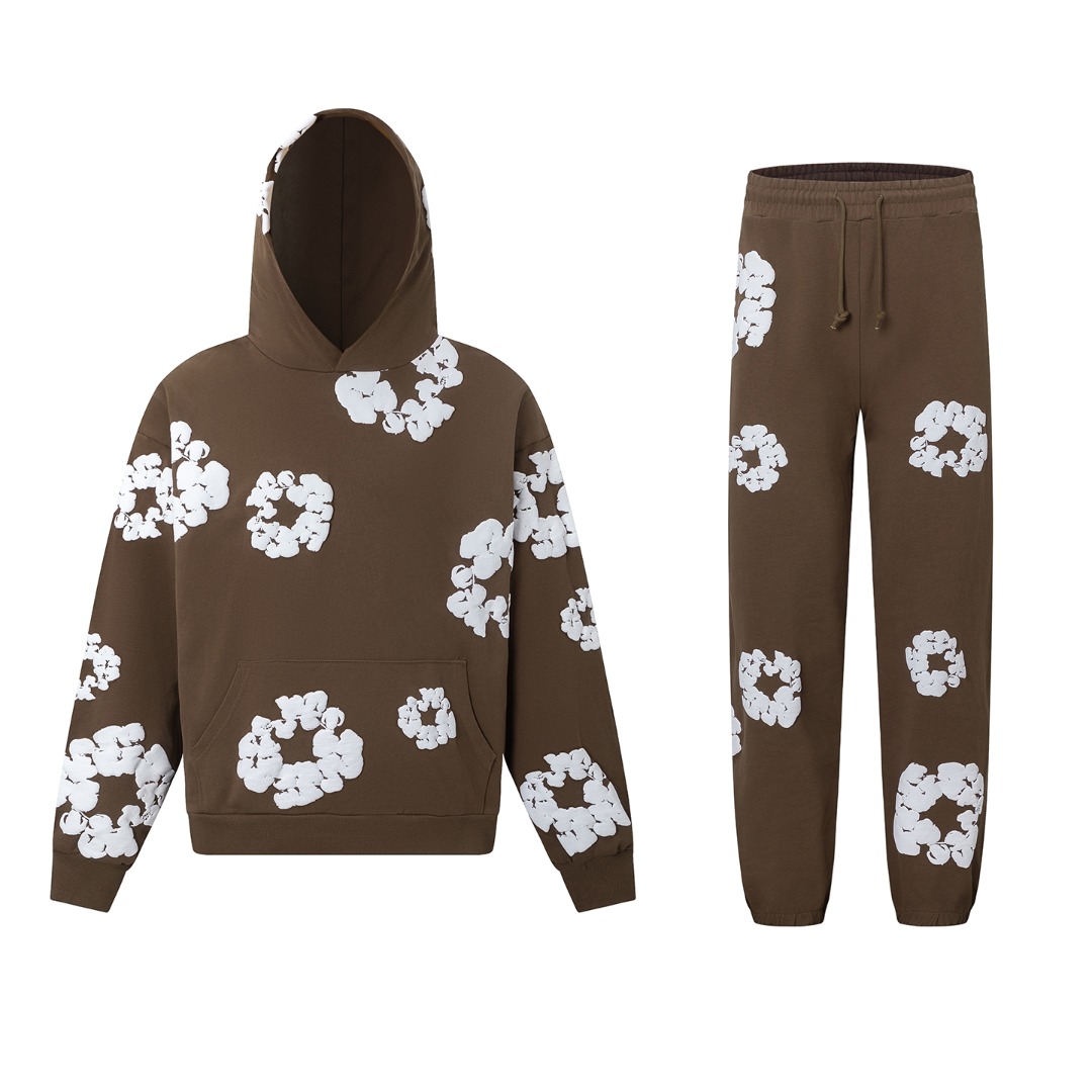 Denim Tears Cotton Hoodie And Sweatpant - DopestKickz