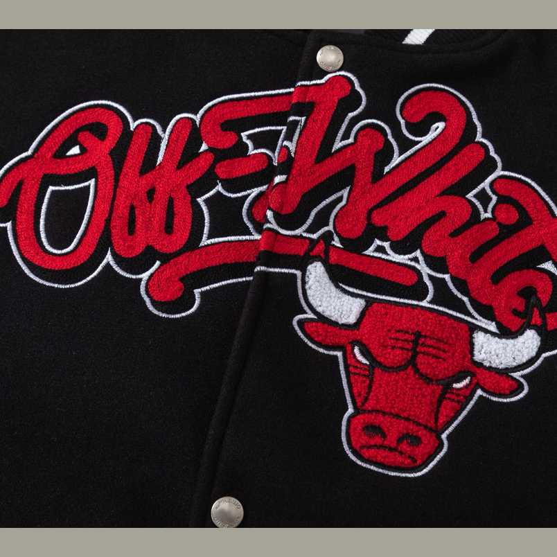 Off-White™ c/o Chicago Bulls Black Varsity - DopestKickz