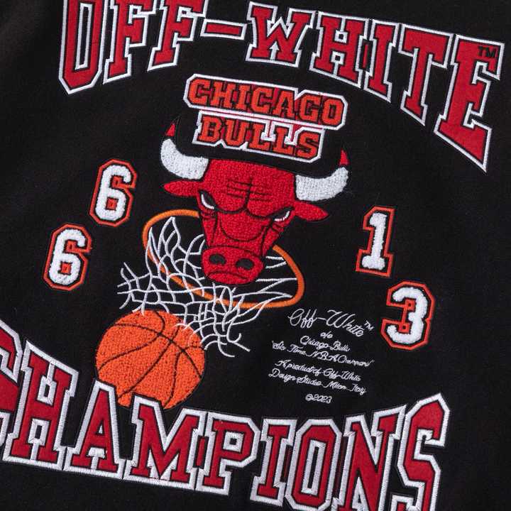 Off-White™ c/o Chicago Bulls Black Varsity - DopestKickz