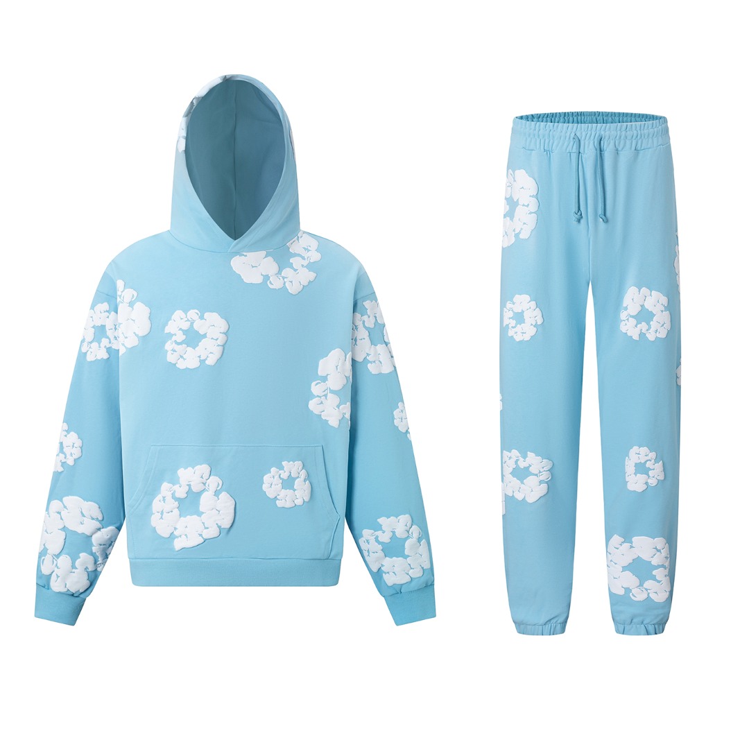 Denim Tears Cotton Hoodie And Sweatpant - DopestKickz