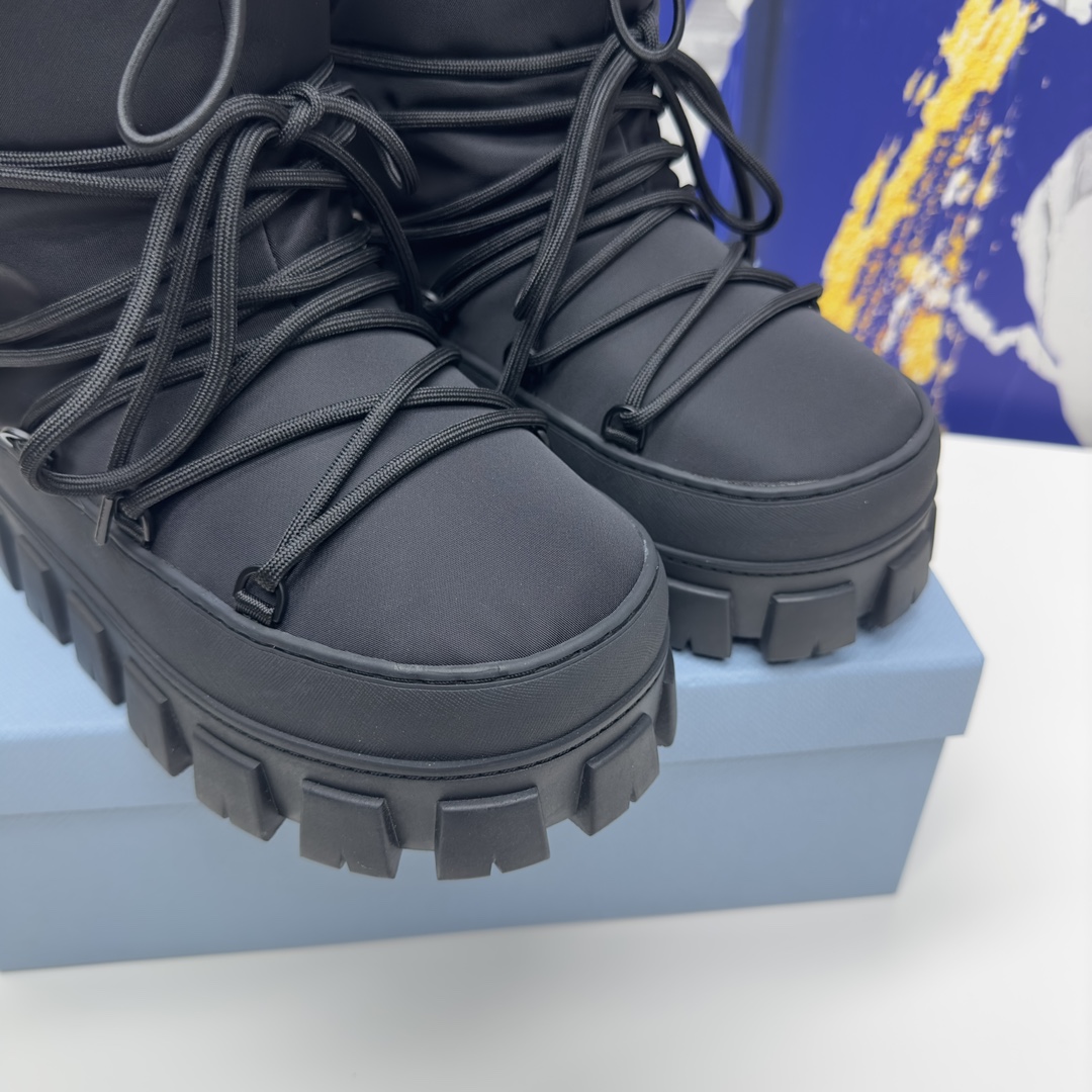 Prada Nylon Gabardine Après-ski Boots - DopestKickz