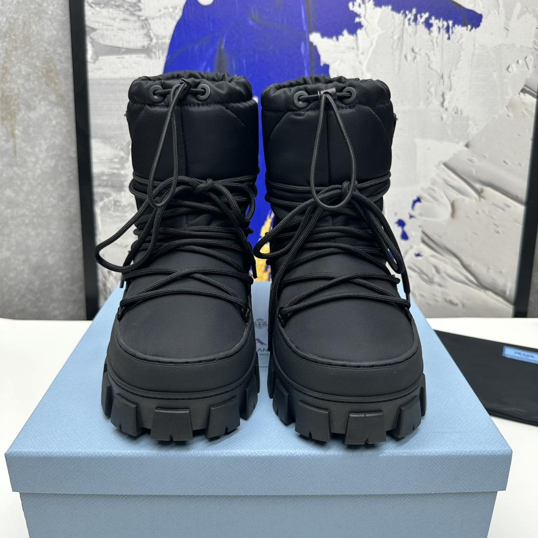 Prada Nylon Gabardine Après-ski Boots - DopestKickz