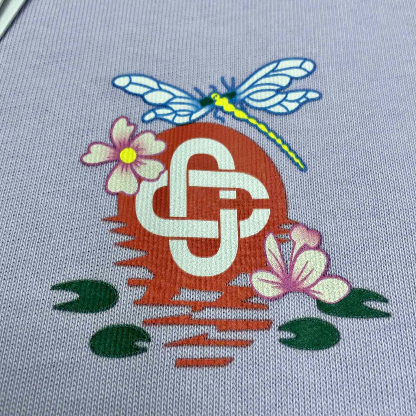 Casablanca Dragonfly Floral T-shirt   C1089 - DopestKickz