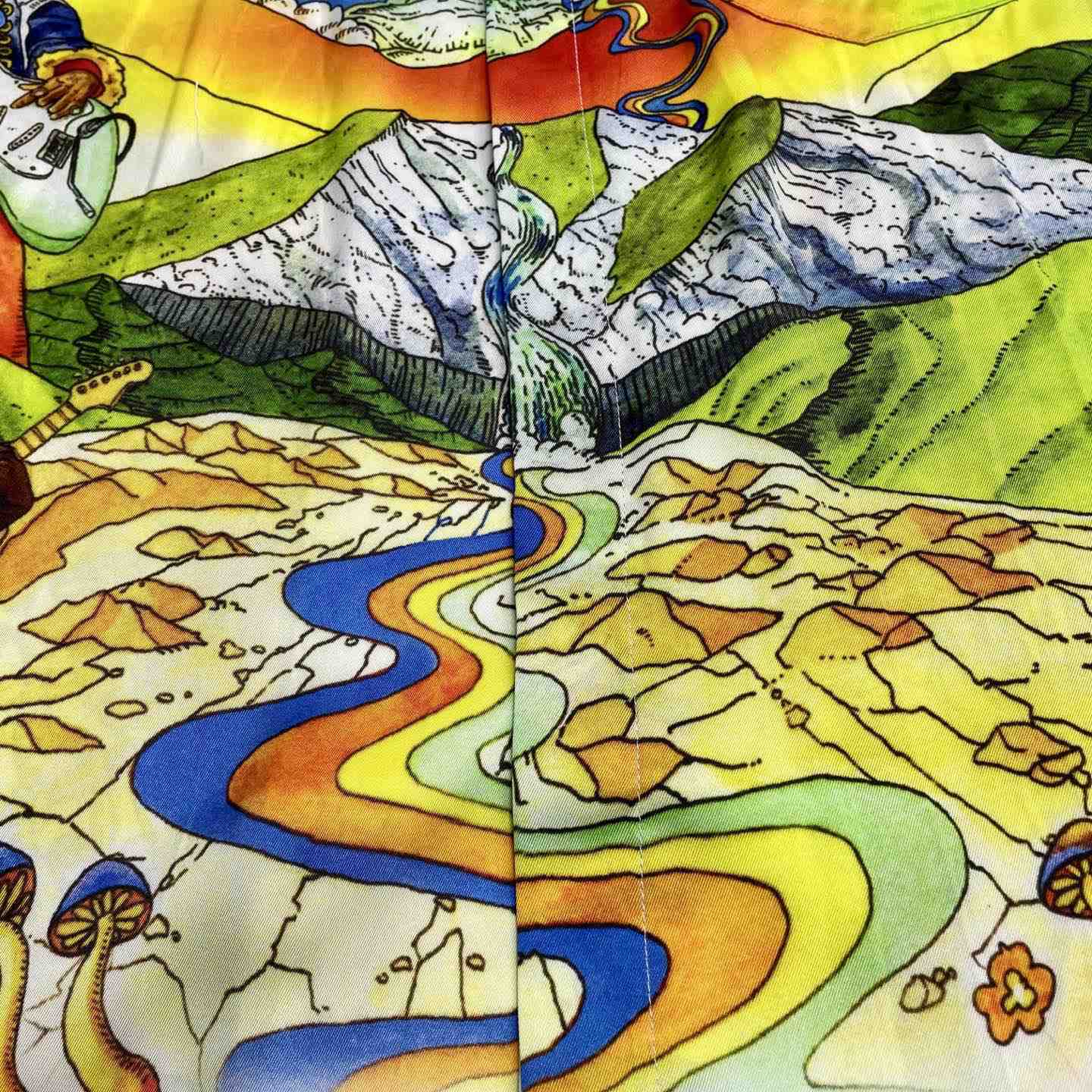 Casablanca La Musique Long Sleeve Silk Shirt   CA3550 - DopestKickz