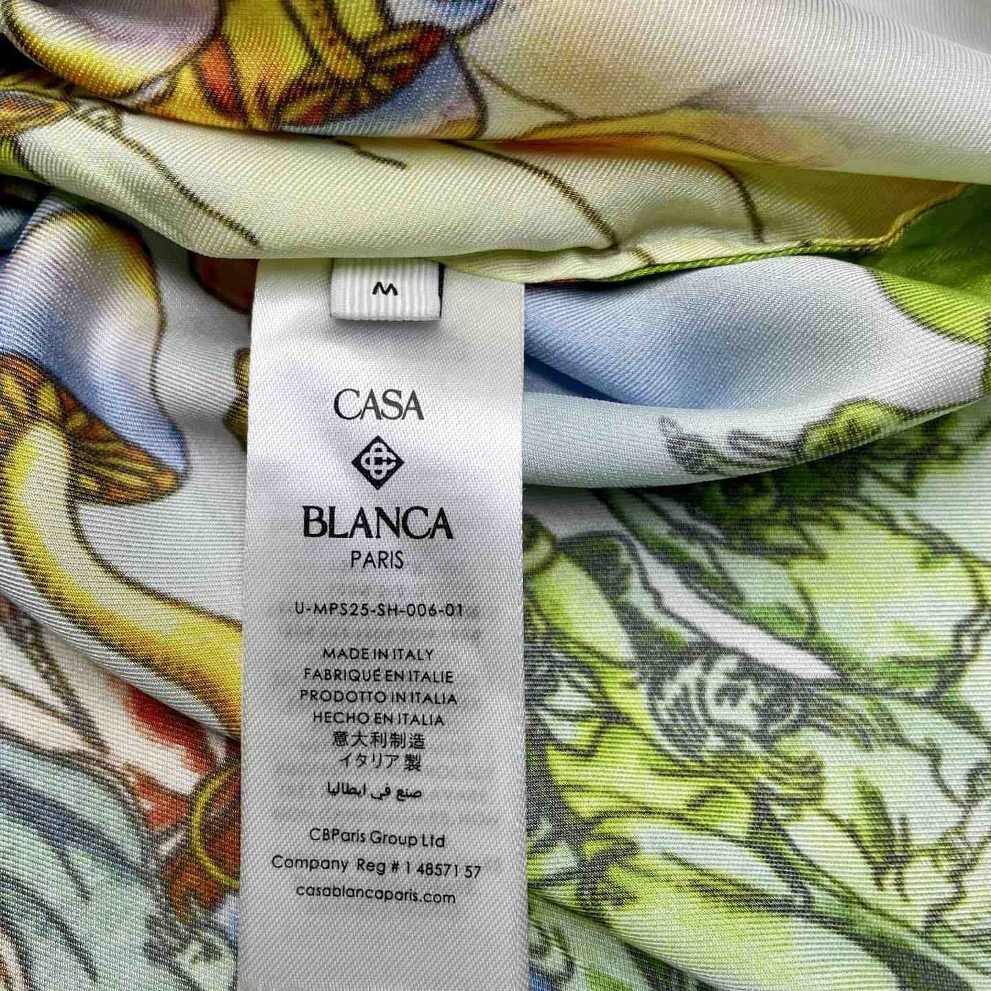 Casablanca La Musique Long Sleeve Silk Shirt   CA3550 - DopestKickz