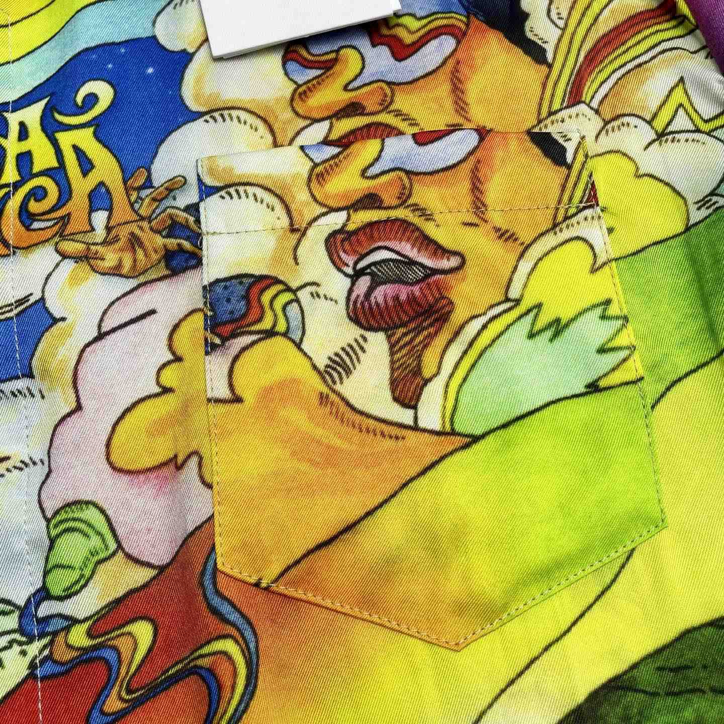 Casablanca La Musique Long Sleeve Silk Shirt   CA3550 - DopestKickz