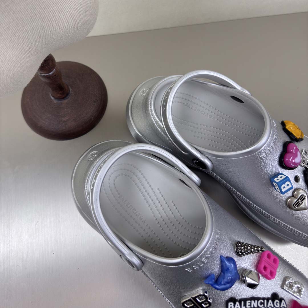 Balenciaga x Crocs Platform Clogs - DopestKickz
