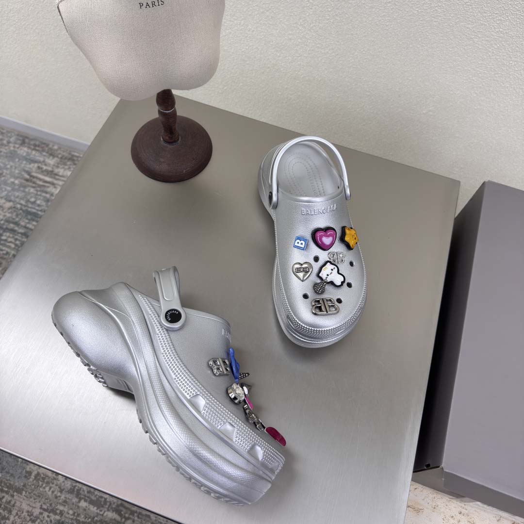 Balenciaga x Crocs Platform Clogs - DopestKickz