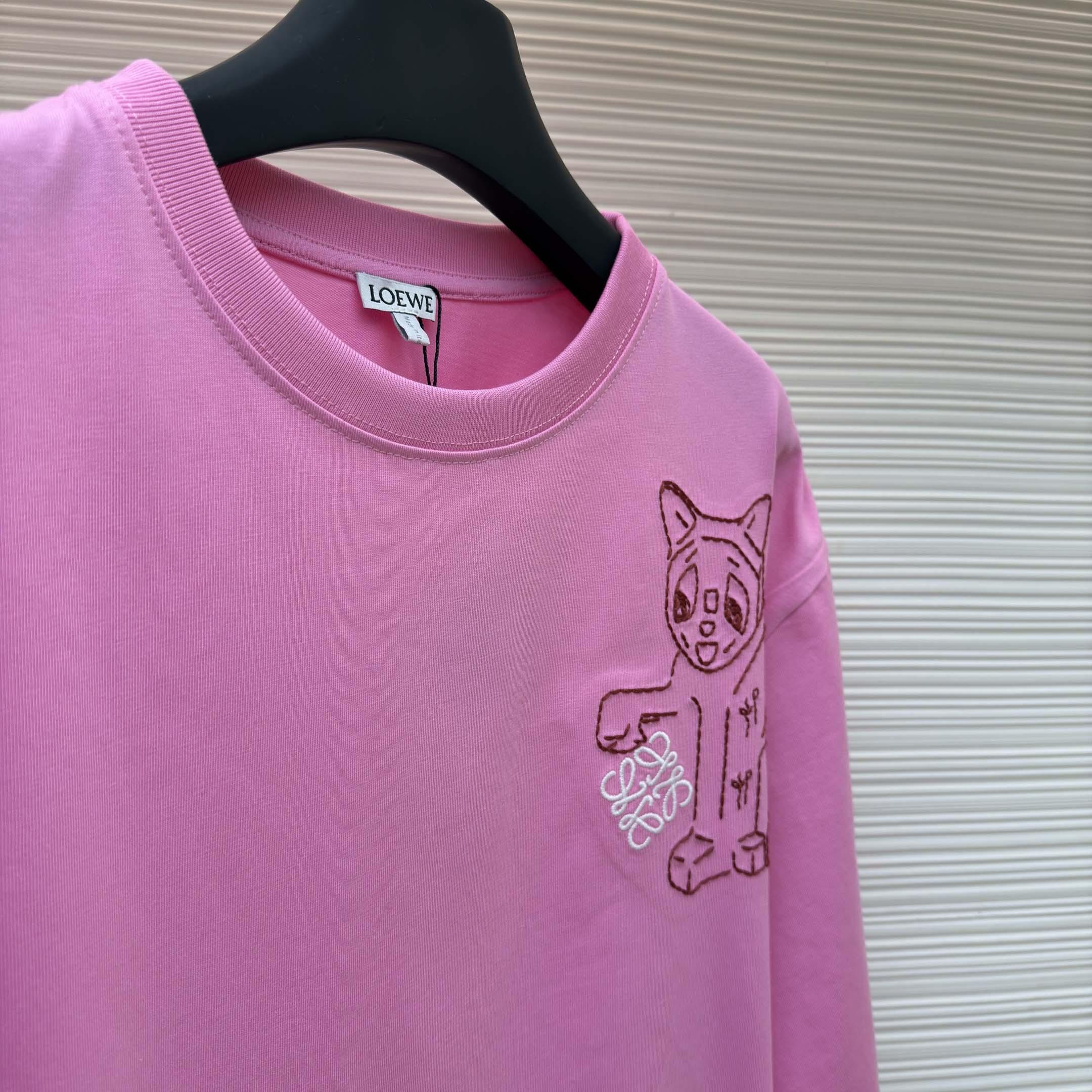 Loewe Loose fit T-shirt In Cotton - DopestKickz