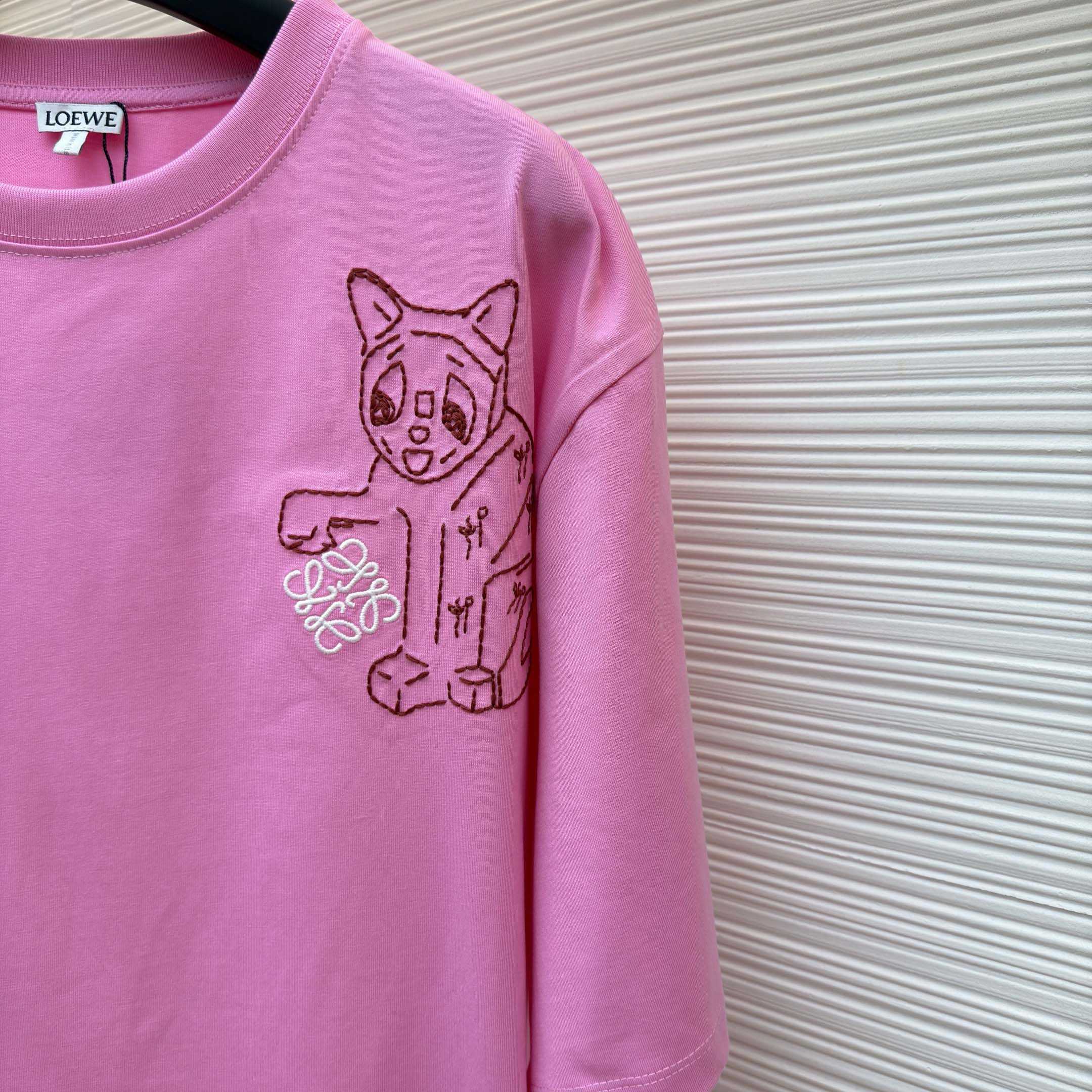 Loewe Loose fit T-shirt In Cotton - DopestKickz