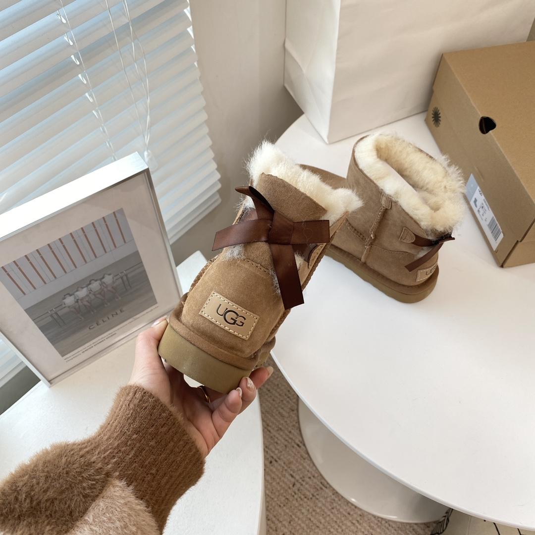 Ugg Mini Bailey Bow || Boots  - DopestKickz