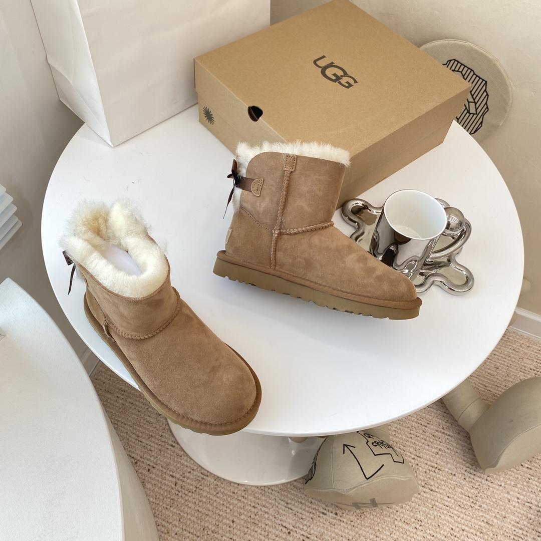 Ugg Mini Bailey Bow || Boots  - DopestKickz