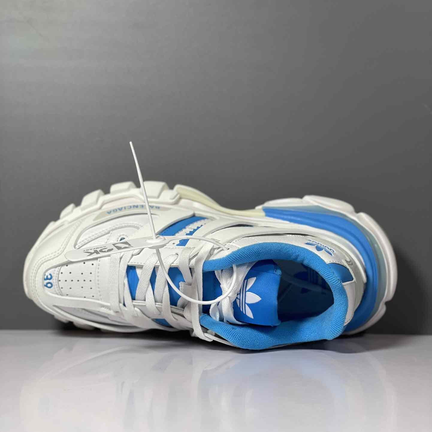 Balenciaga Track Forum x adidas White Blue - DopestKickz