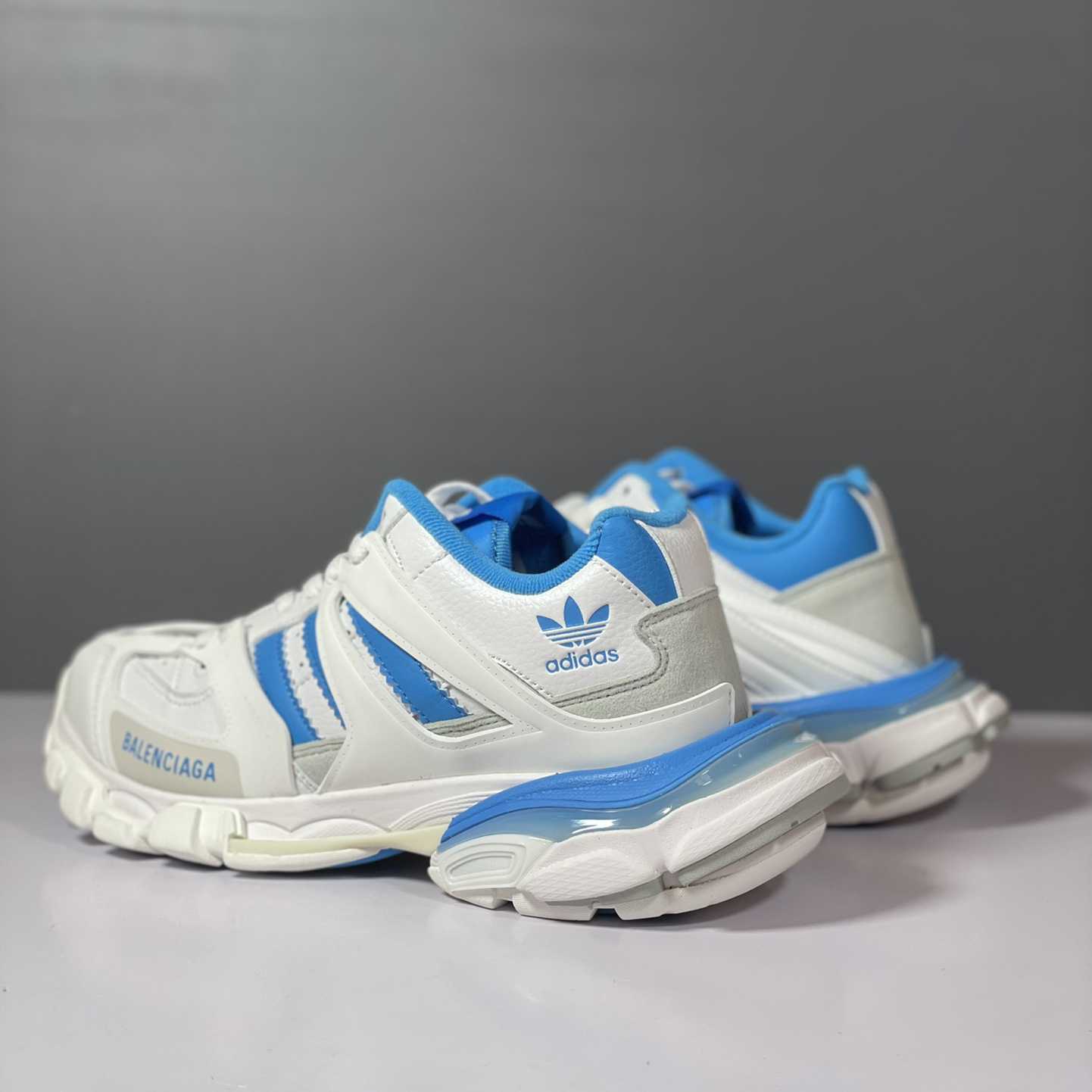 Balenciaga Track Forum x adidas White Blue - DopestKickz