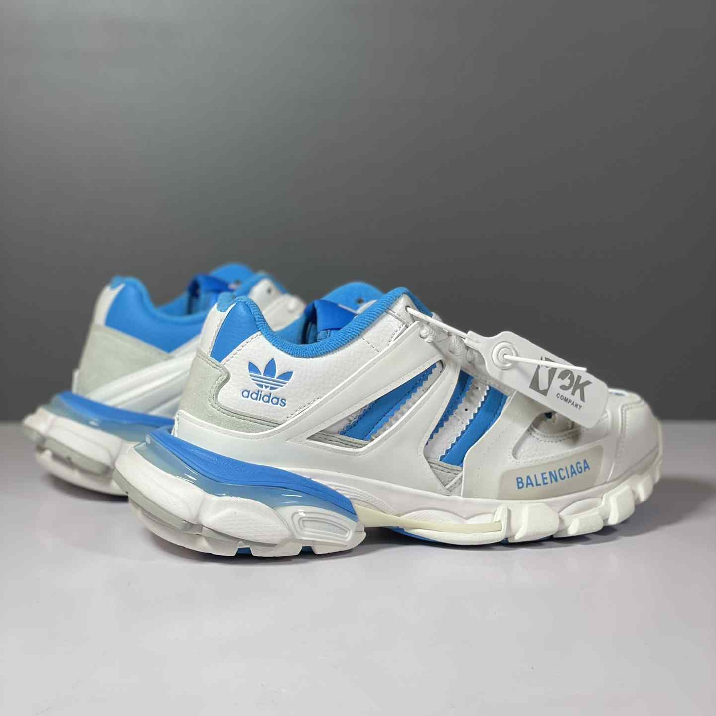 Balenciaga Track Forum x adidas White Blue - DopestKickz