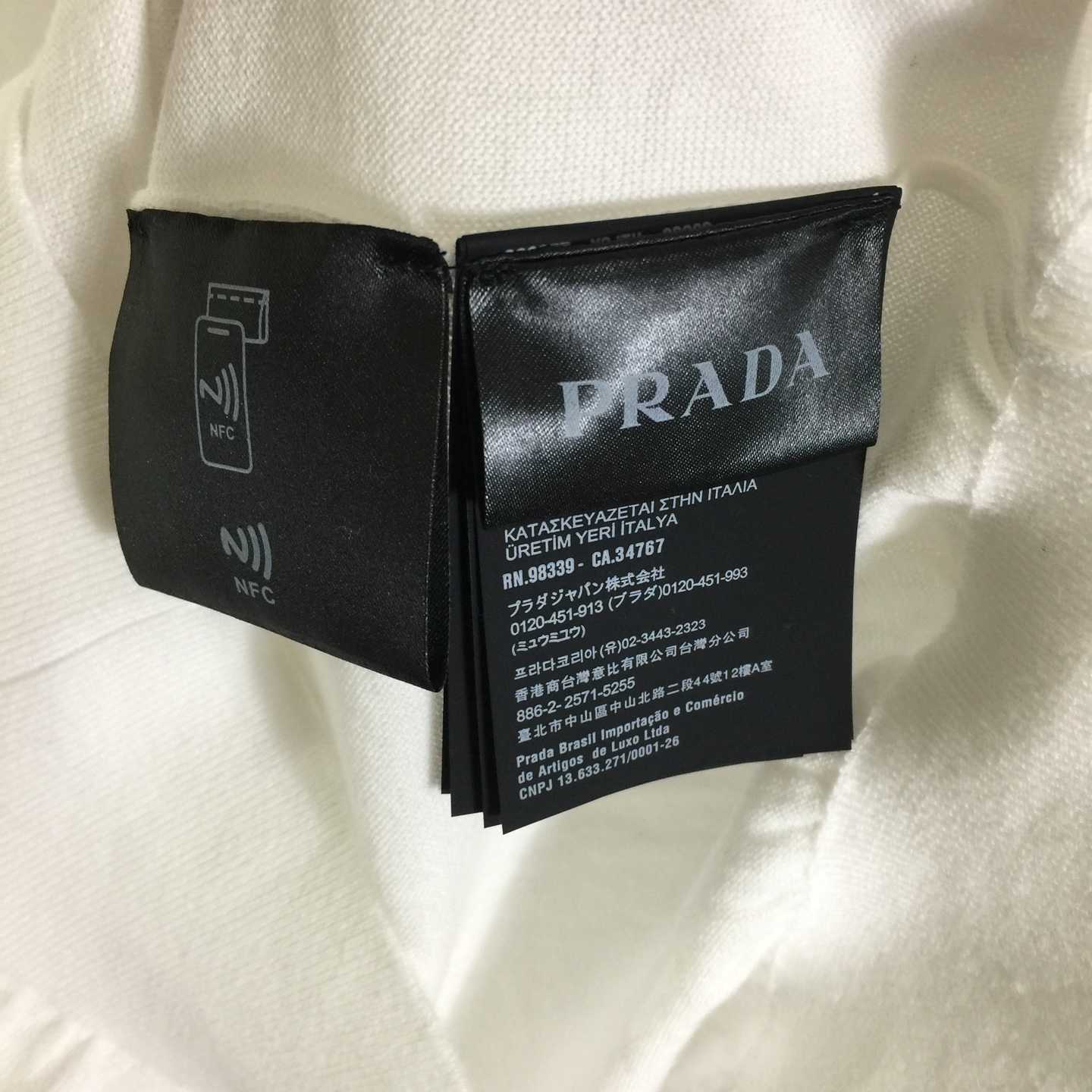 Prada White Wool Turtleneck - DopestKickz