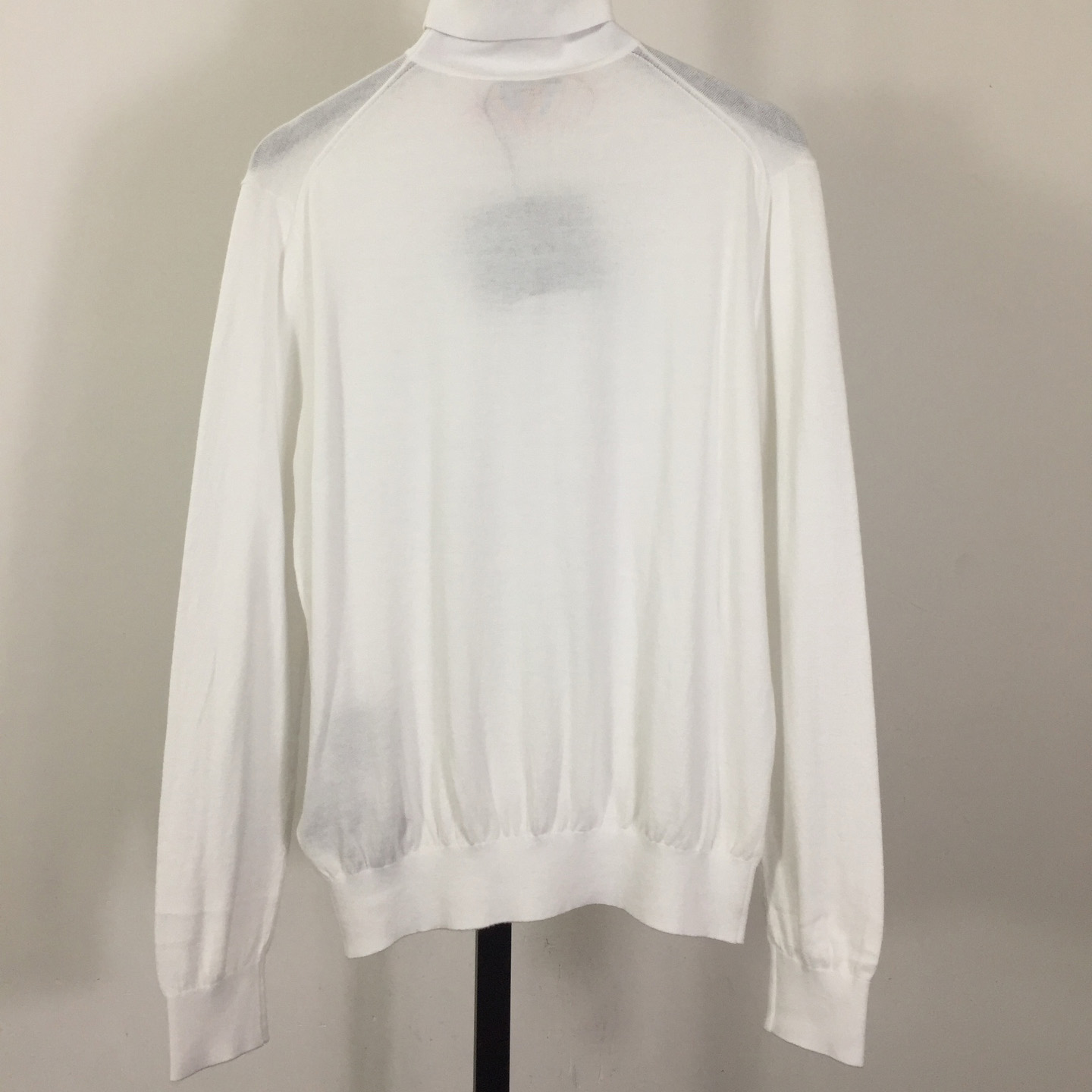 Prada White Wool Turtleneck - DopestKickz