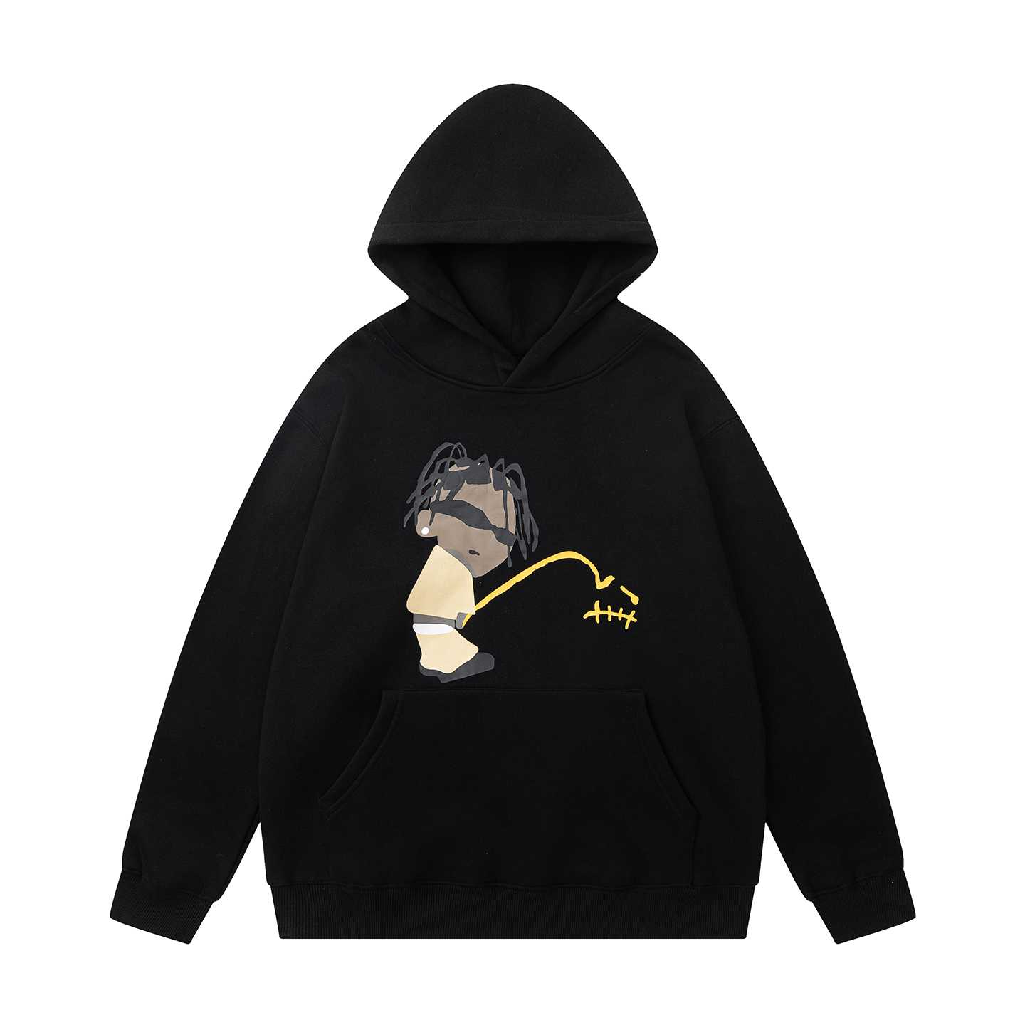 Travis Scott Cactus Jack x CPFM Rodeo Track 8 Hoodie In Black - DopestKickz