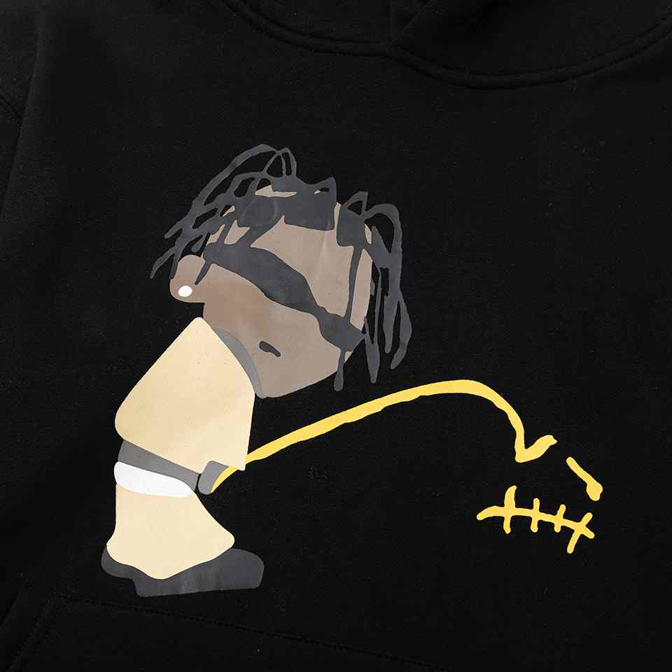 Travis Scott Cactus Jack x CPFM Rodeo Track 8 Hoodie In Black - DopestKickz