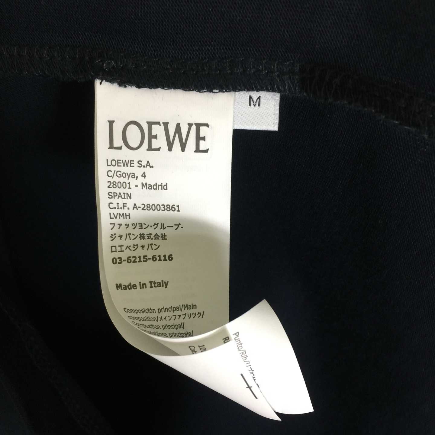 Loewe Loose Fit T-shirt In Cotton - DopestKickz