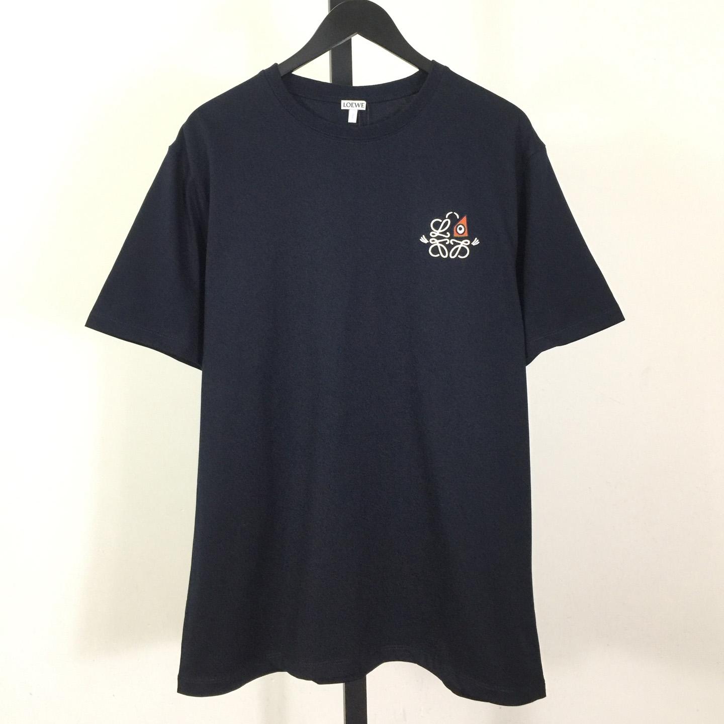 Loewe Loose Fit T-shirt In Cotton - DopestKickz