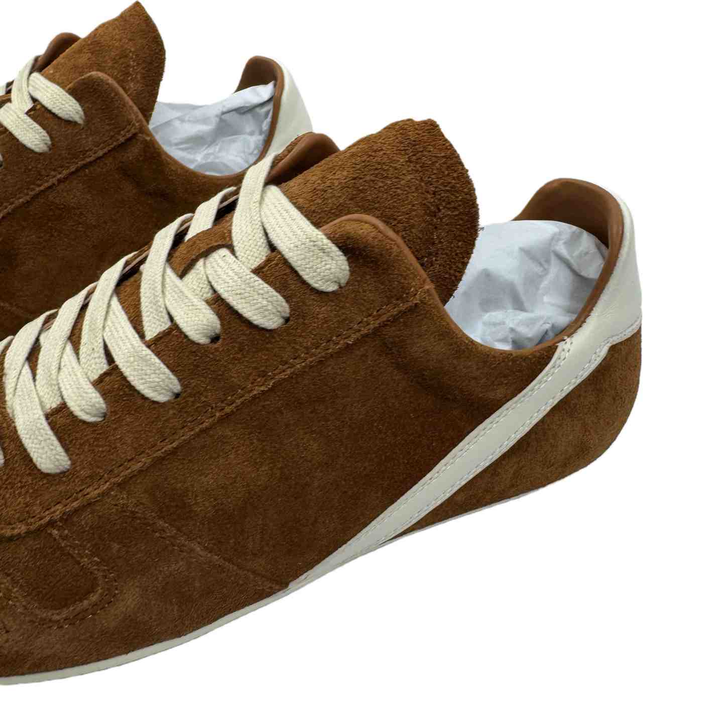 Rick Owens Minimal Sneak Suede Leather Panel Sneakers - DopestKickz