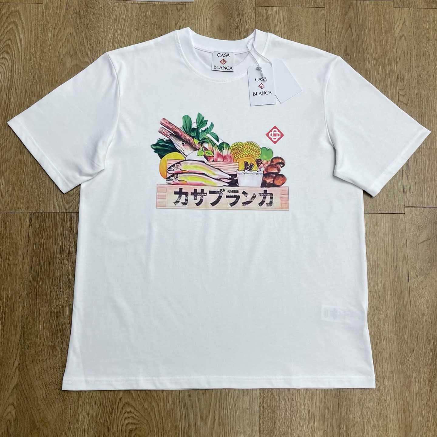 Casablanca Graphic-print Cotton T-shirt    C1100 - DopestKickz