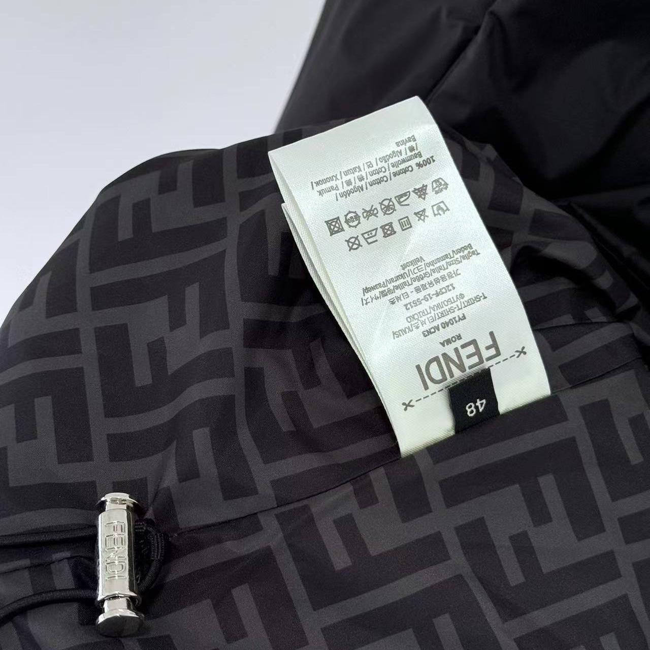 Fendi Black Gabardine Jacket - DopestKickz