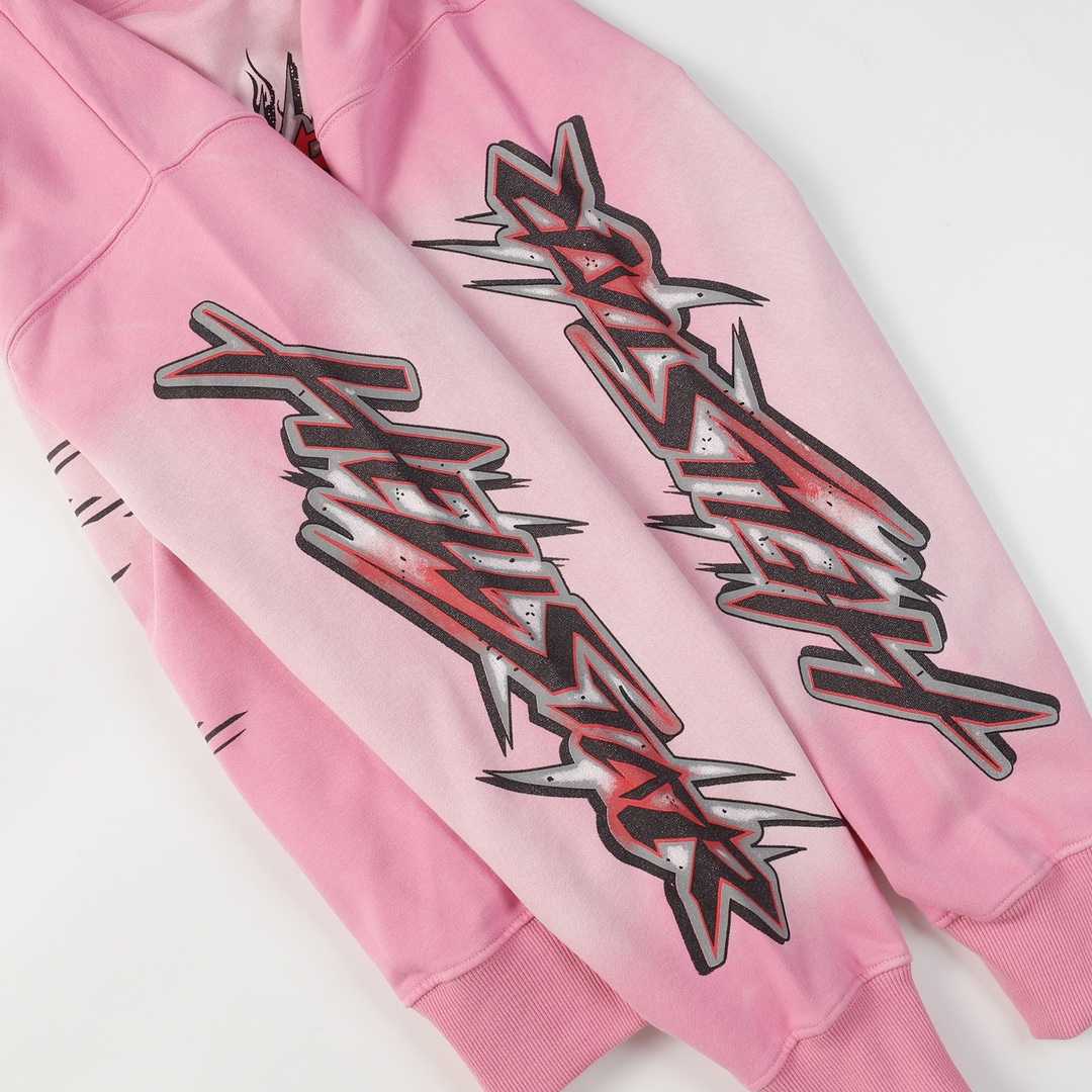 Hellstar Brainwashed Without Brain Hoodie 'Pink' - DopestKickz