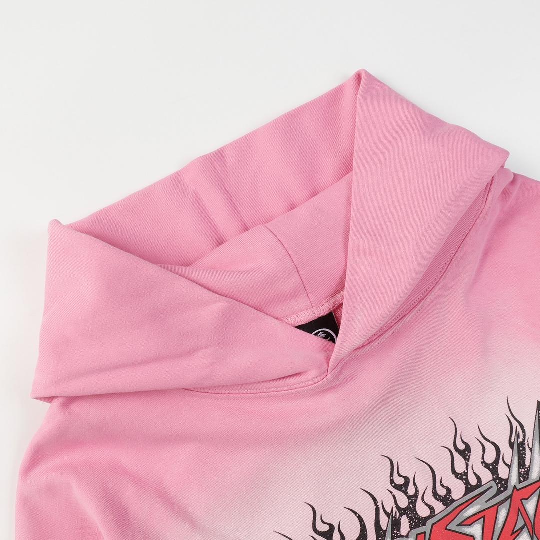 Hellstar Brainwashed Without Brain Hoodie 'Pink' - DopestKickz