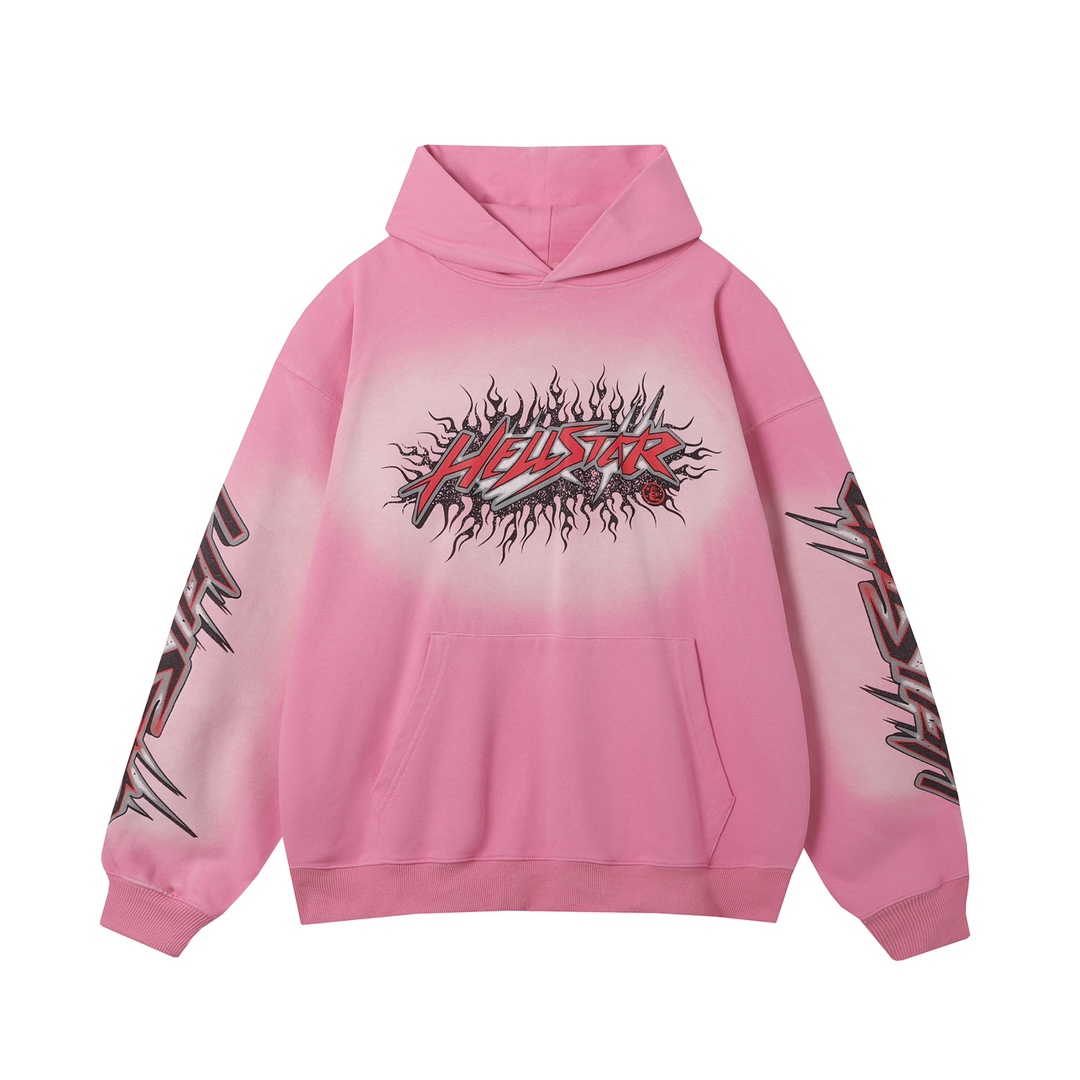 Hellstar Brainwashed Without Brain Hoodie 'Pink' - DopestKickz