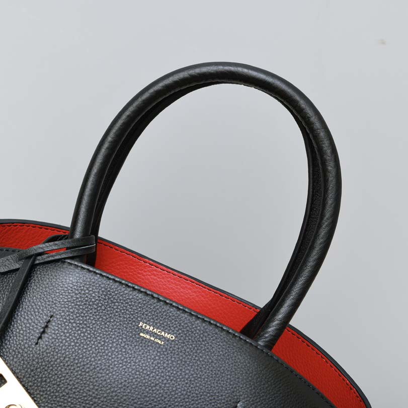 Ferragamo Hug Bicolor Handbag - DopestKickz