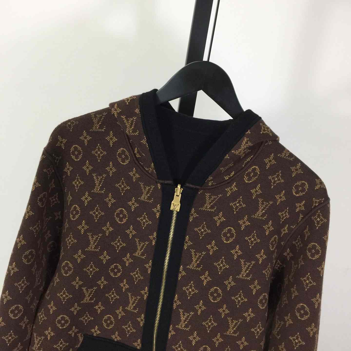 Louis Vuitton Monogram Reversible Double Face Hooded Blouson   1AJBXM - DopestKickz