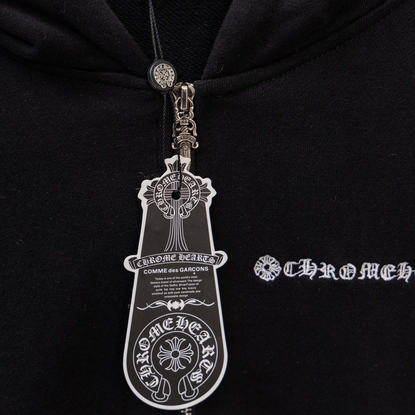 Chrome Hearts Zip Up Hoodie  - DopestKickz
