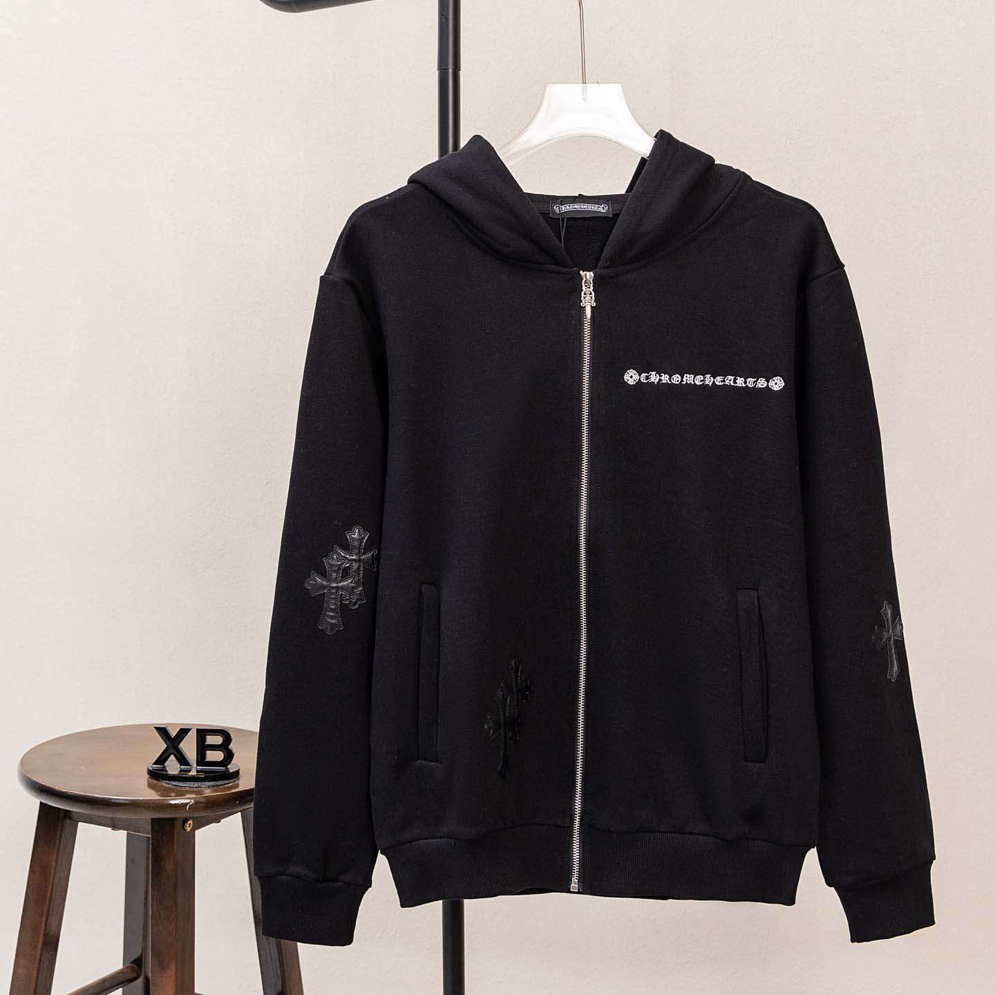 Chrome Hearts Zip Up Hoodie  - DopestKickz