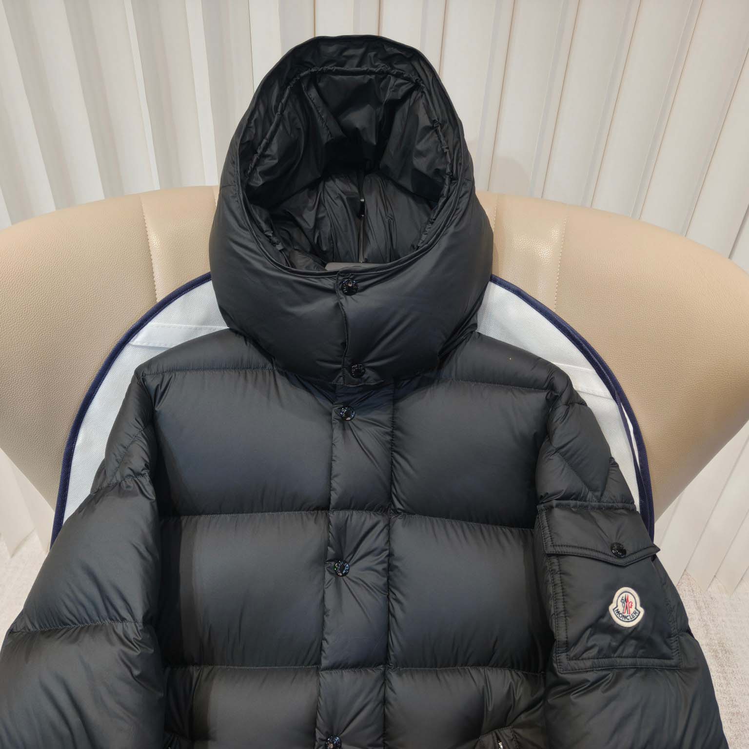 Moncler Hanoverian Hooded Long Down Jacket  - DopestKickz