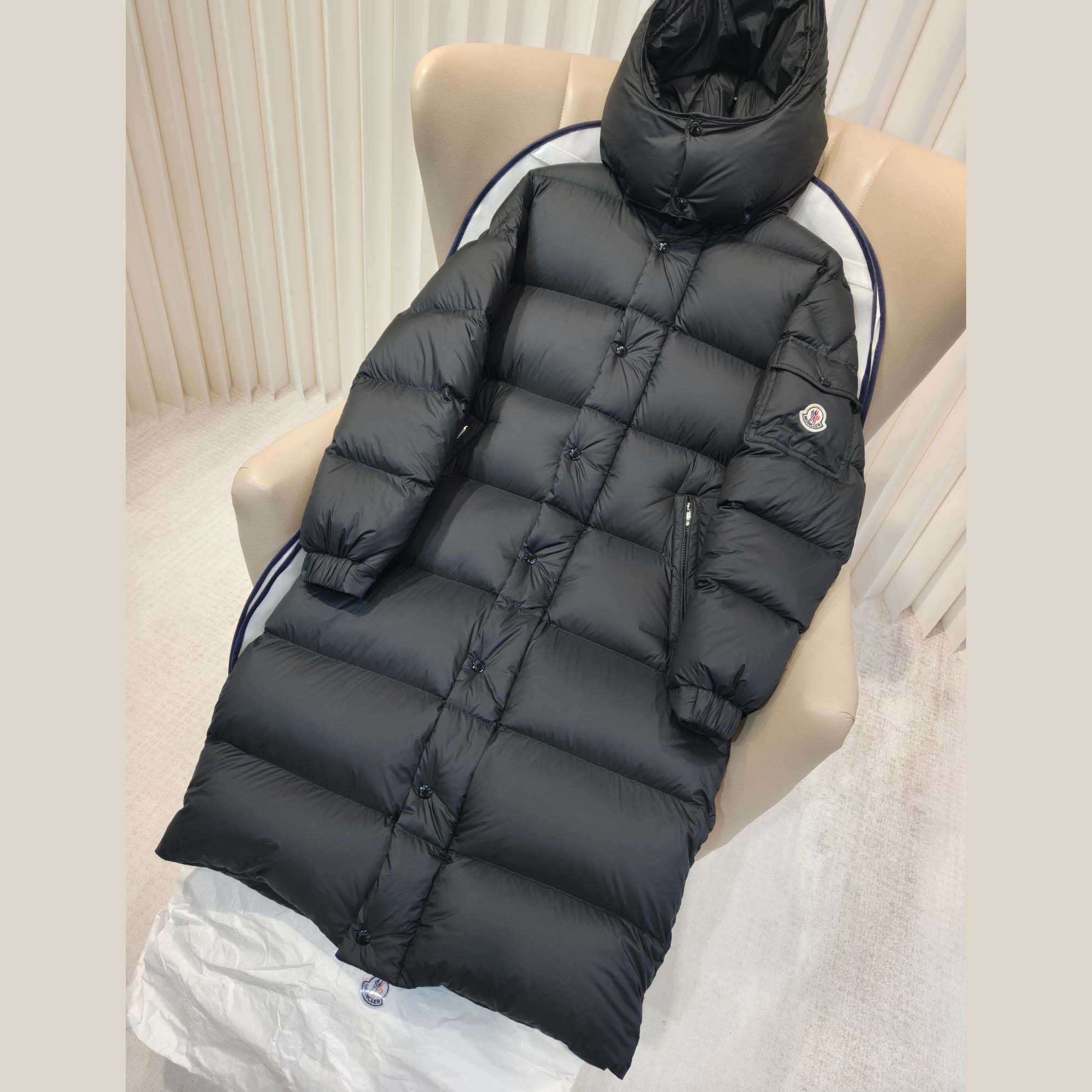 Moncler Hanoverian Hooded Long Down Jacket  - DopestKickz