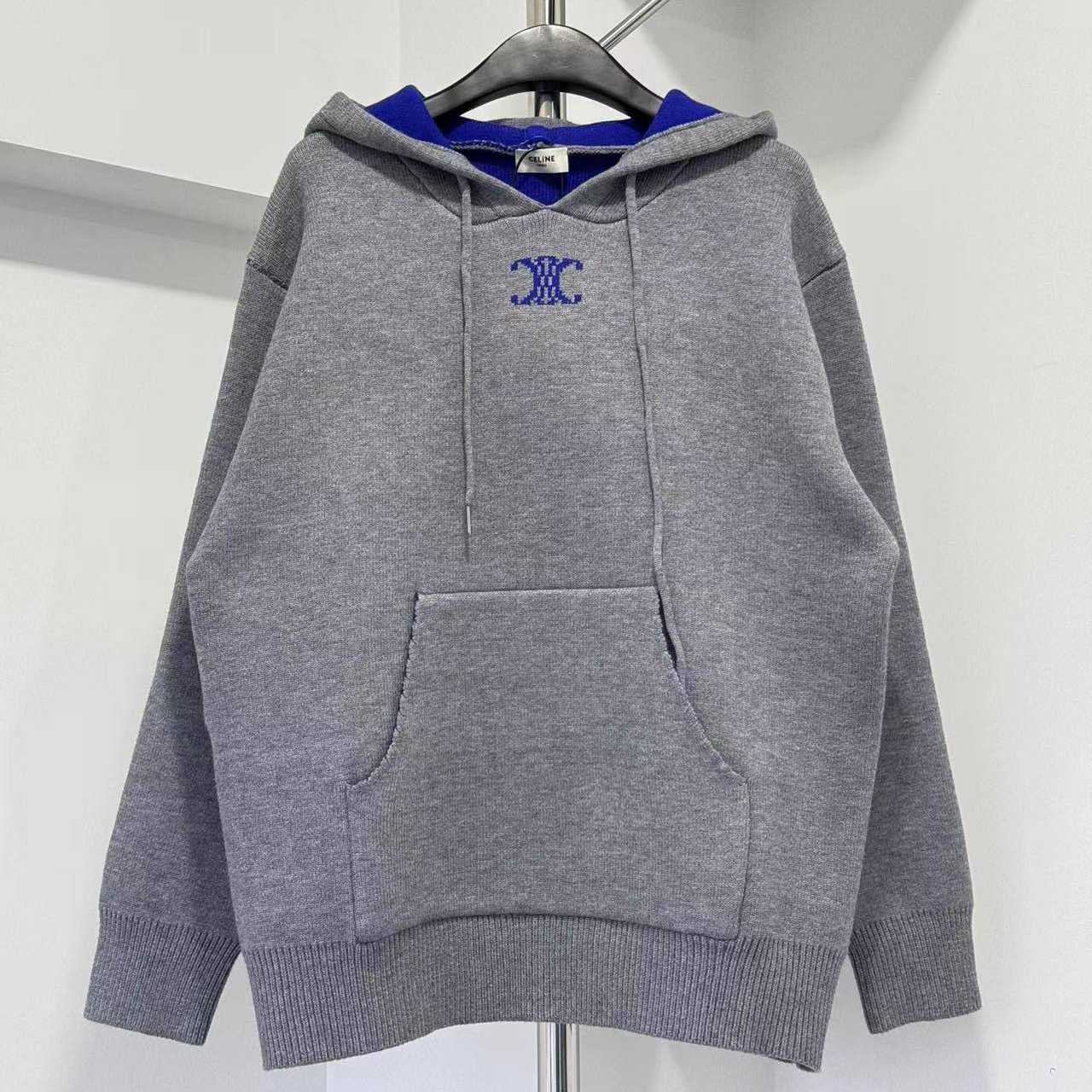 Celine Hooded Sweater In Cashmere - DopestKickz