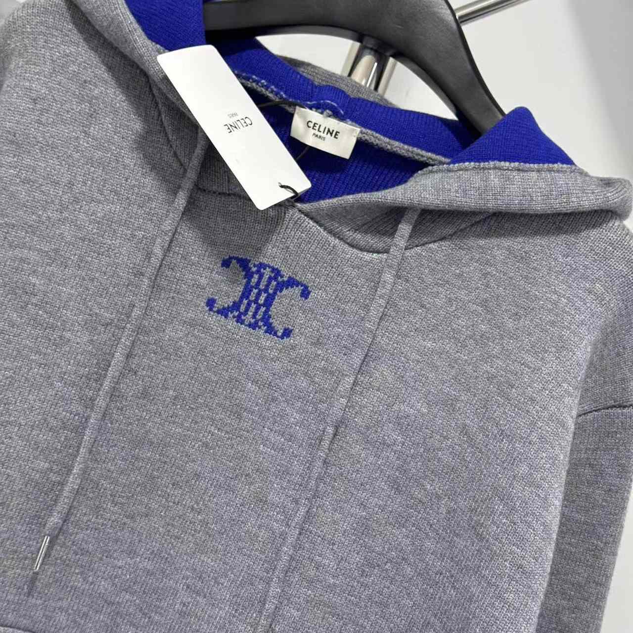 Celine Hooded Sweater In Cashmere - DopestKickz