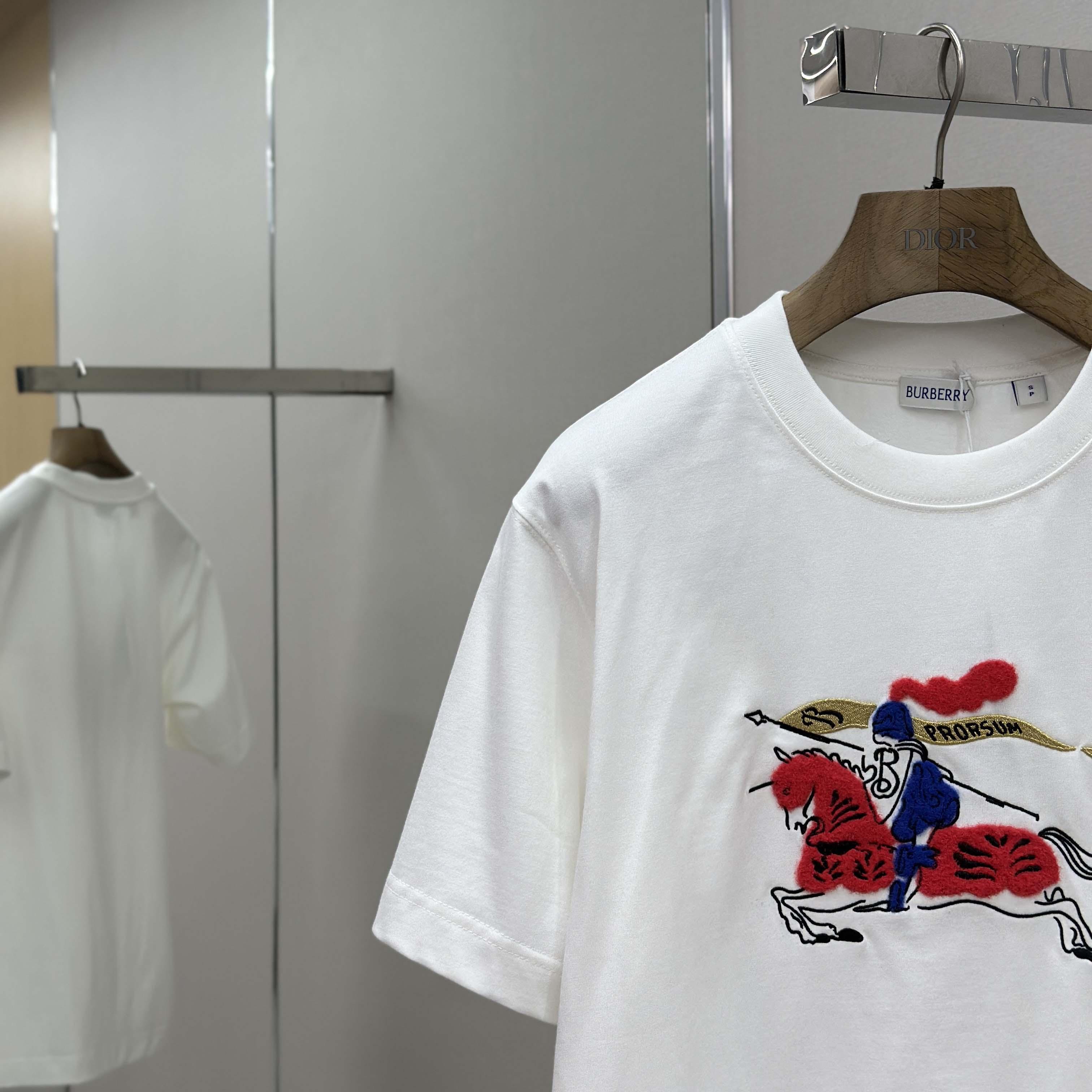 Burberry EKD Cotton T-shirt - DopestKickz