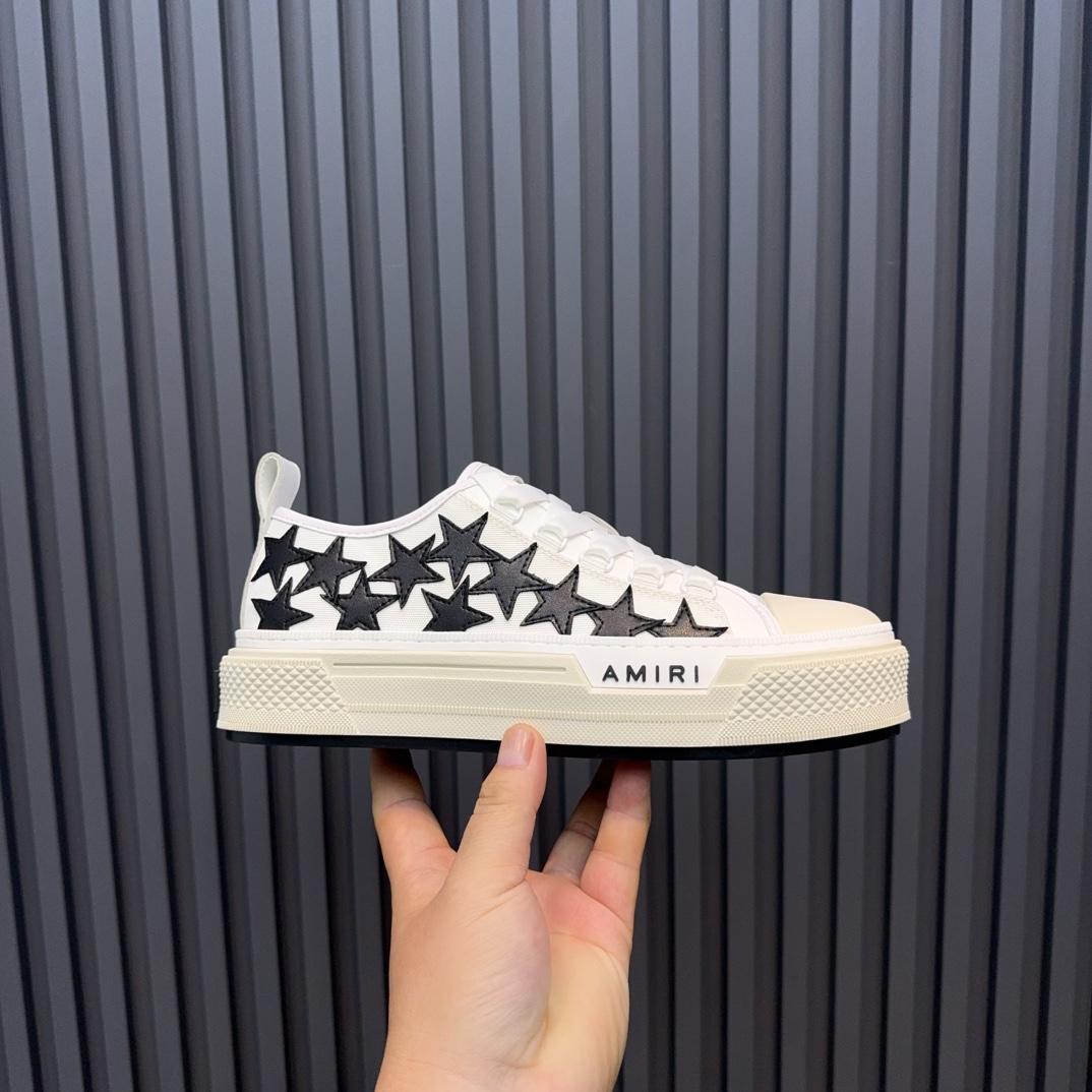 Amiri Stars Court Low-Top Sneakers - DopestKickz