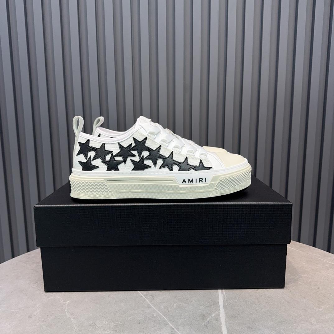 Amiri Stars Court Low-Top Sneakers - DopestKickz