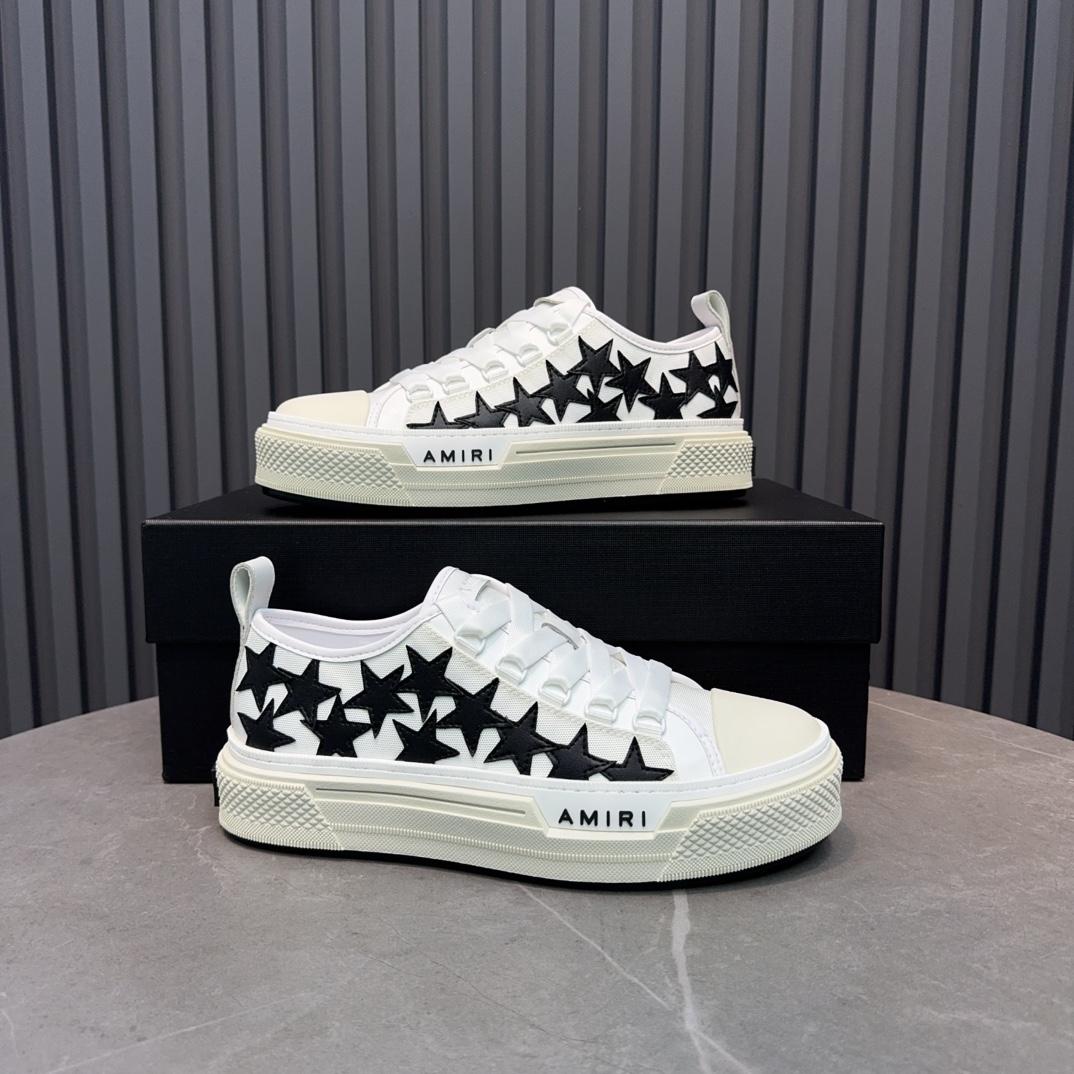 Amiri Stars Court Low-Top Sneakers - DopestKickz