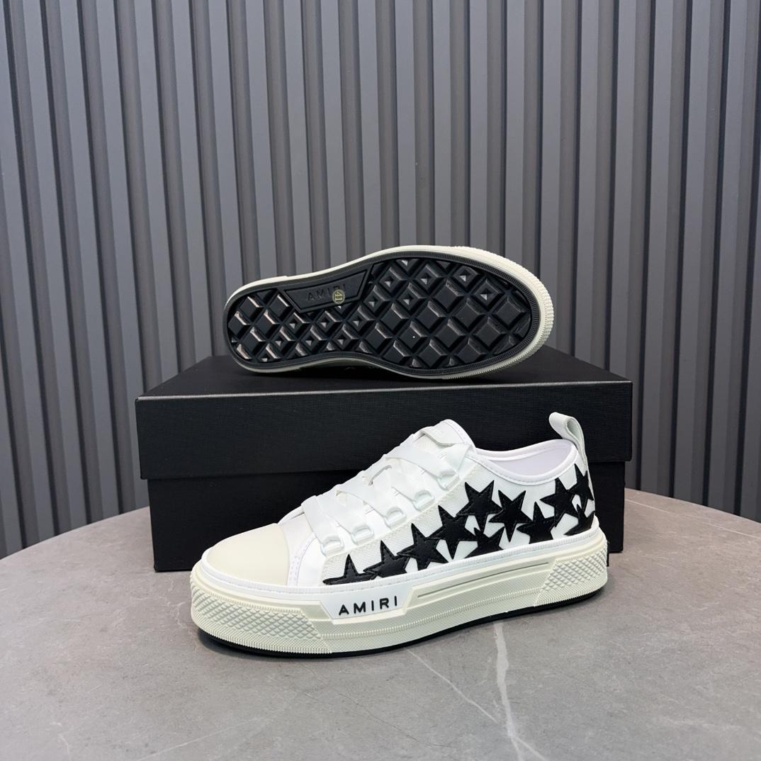 Amiri Stars Court Low-Top Sneakers - DopestKickz